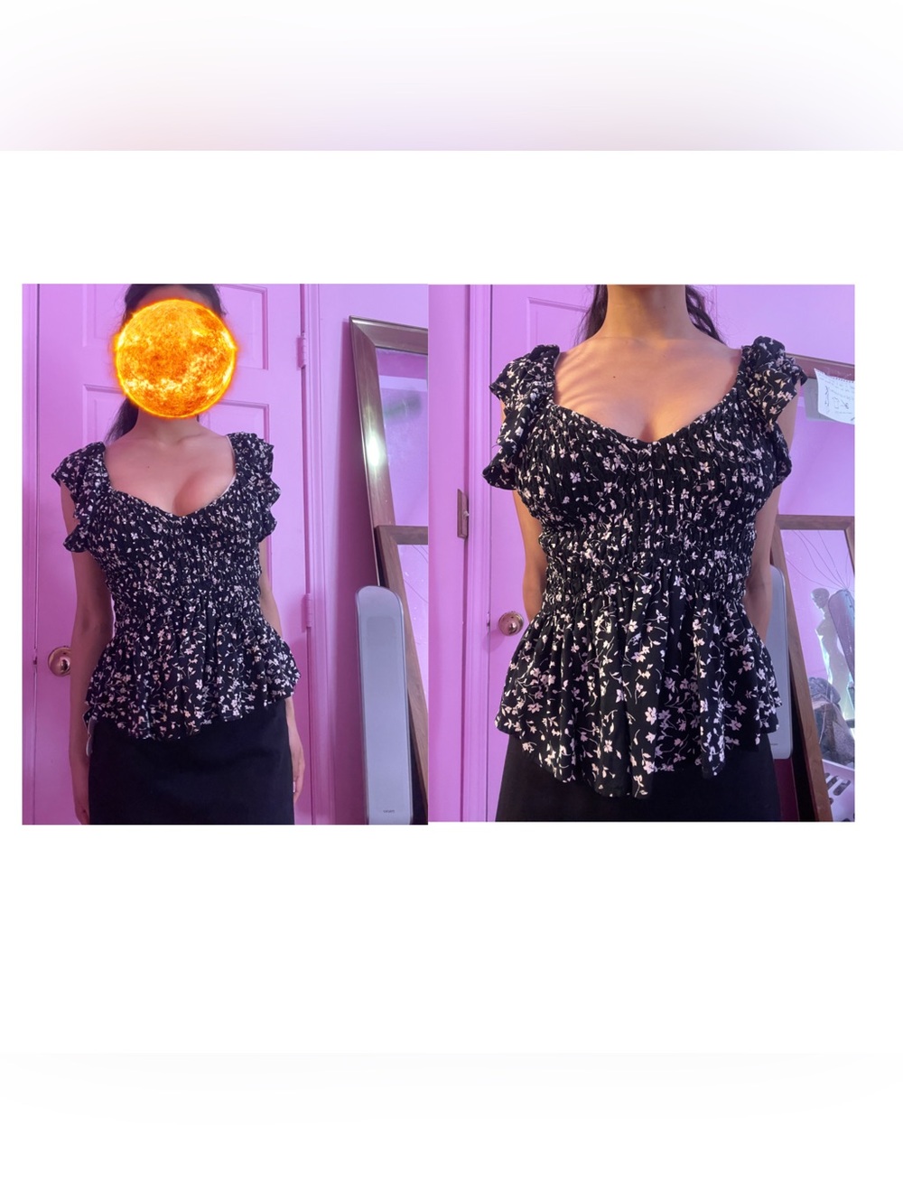 floral shirt